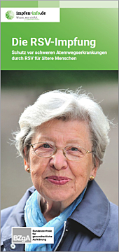 Das Bild zeigt eine Vorschau des Mediums "RSV-Impfung - Schutz vor schweren Atemwegserkrankungen durch RSV für ältere Menschen"